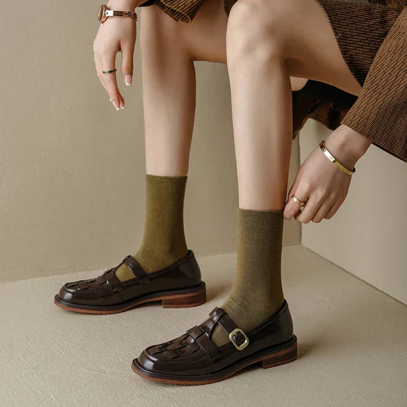 Lily Vintage-Inspired Flats