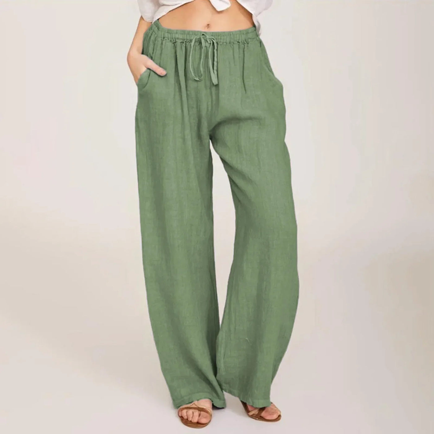 Julia - Comfortable Cotton Linen Pants