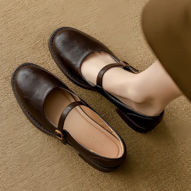 Madison | Timeless Leather Mary Jane Comfort Shoes