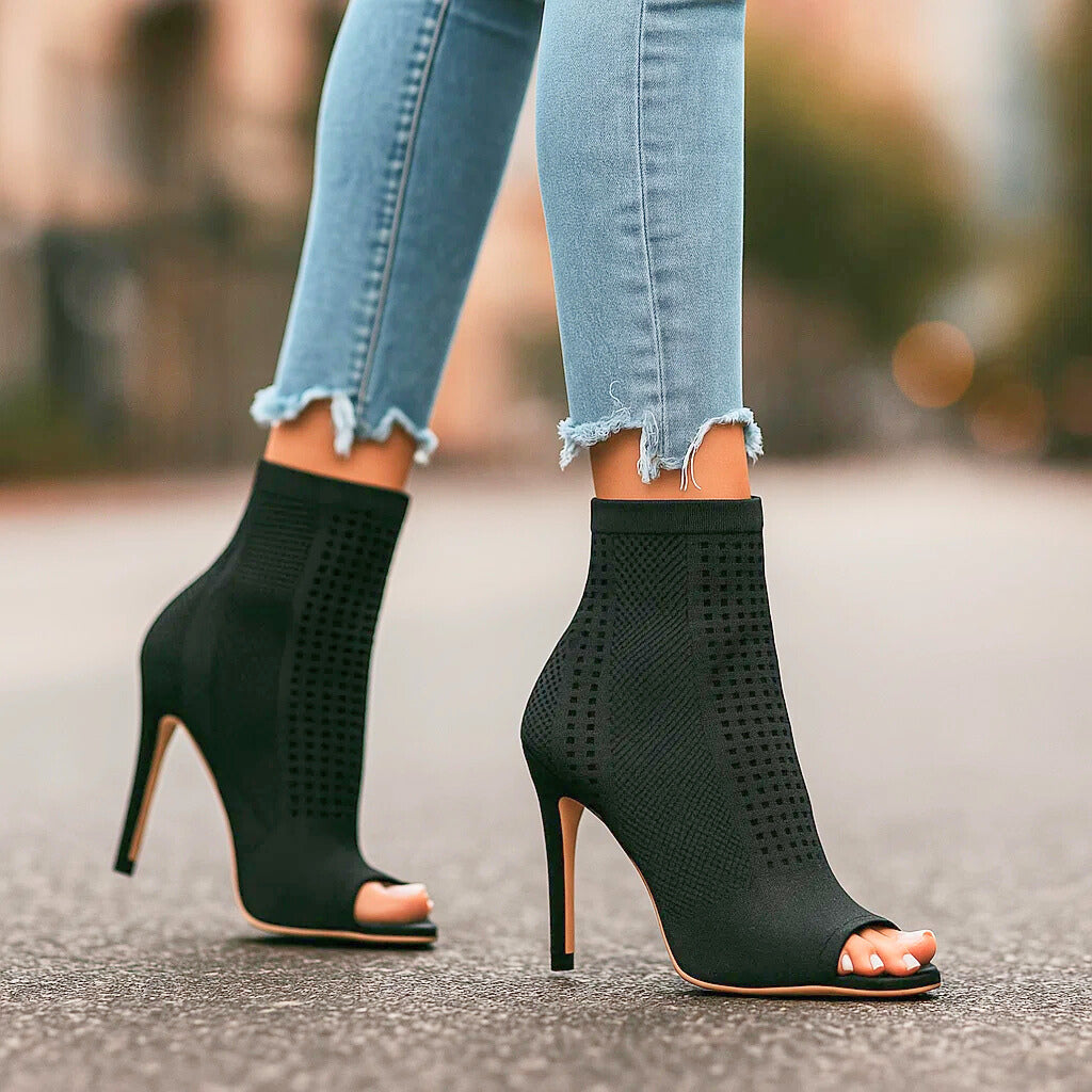 RACHEL KNIT HEELS