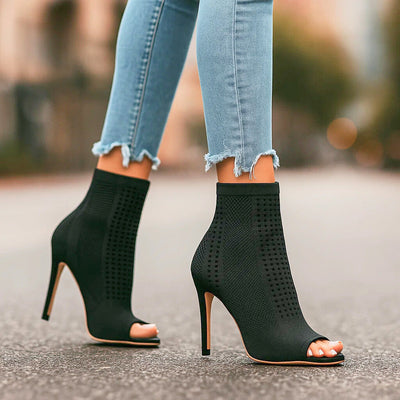 RACHEL KNIT HEELS