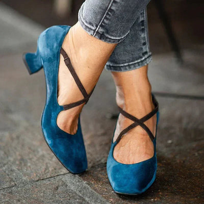 ALICE JEAN ELEGANT STRAP MID-HEELS