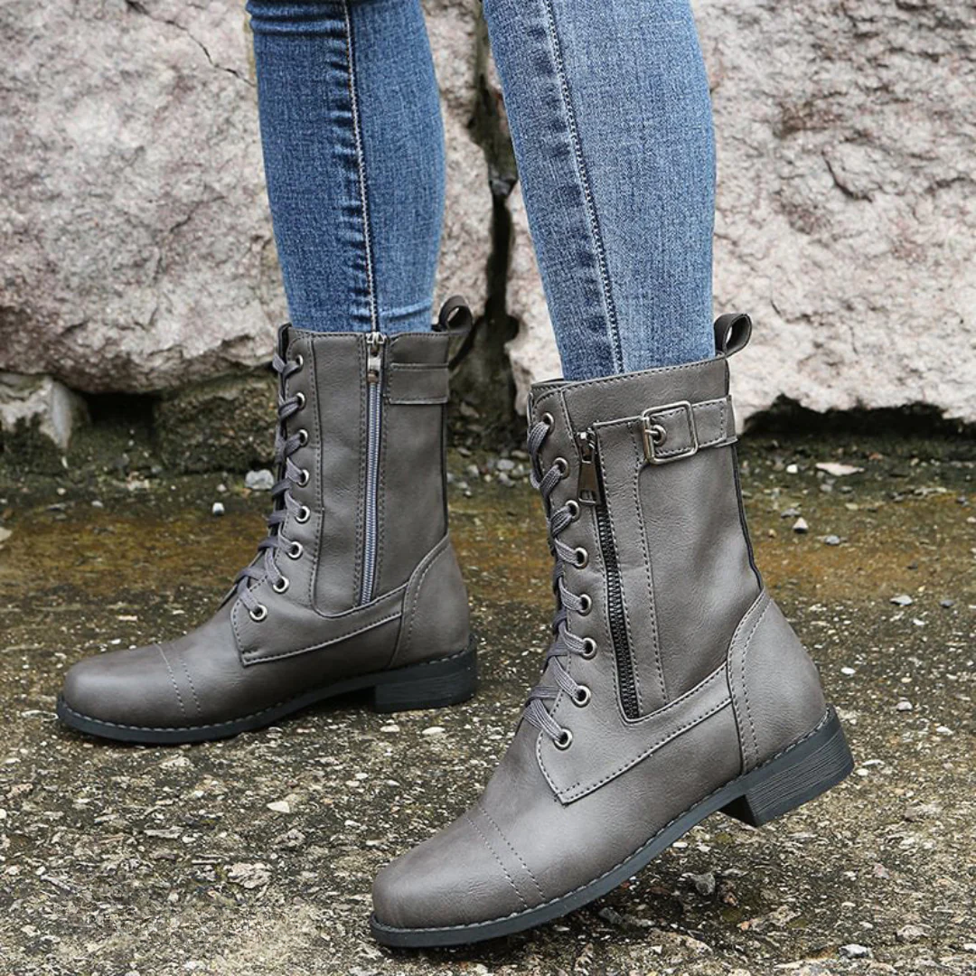 Edyth| Leather Boots