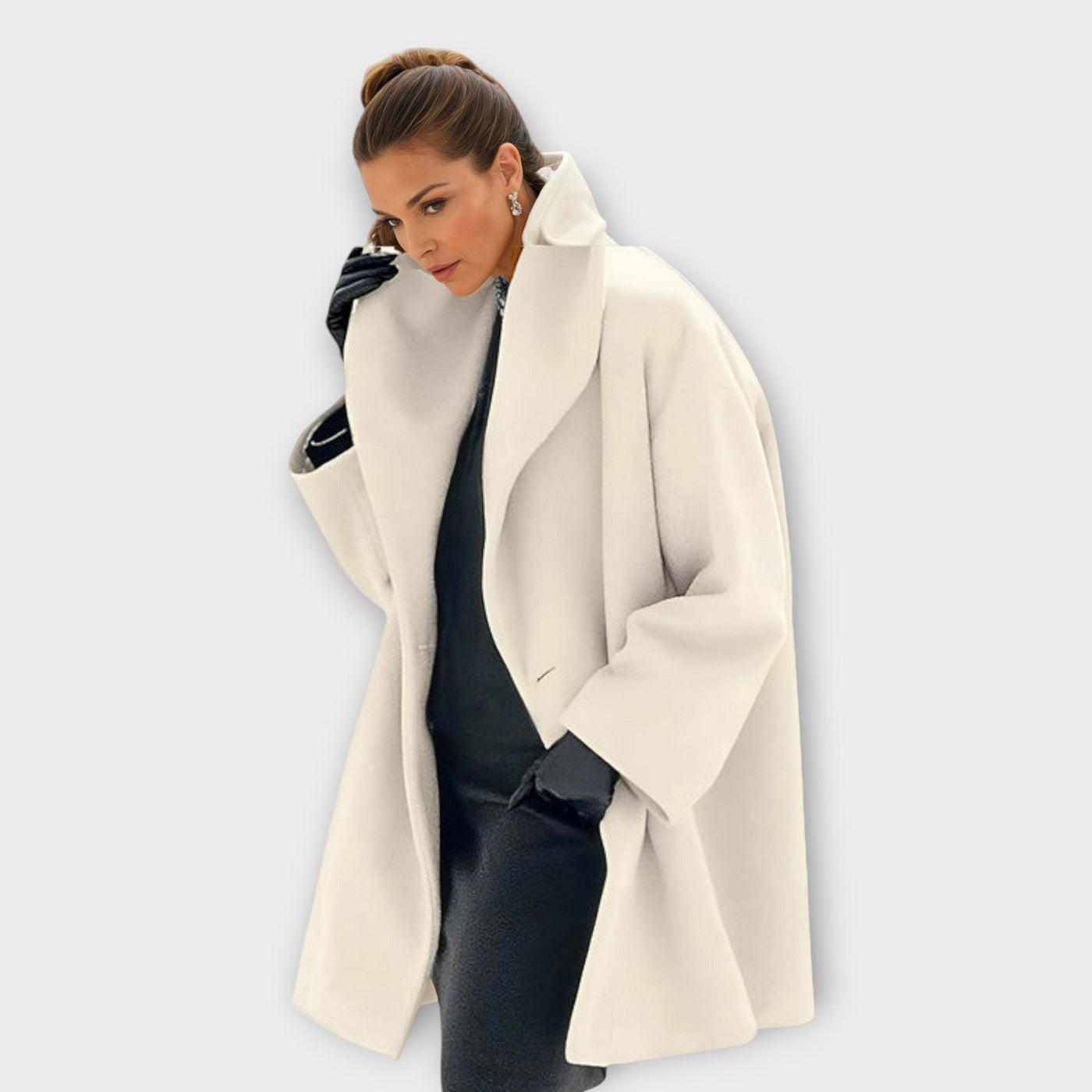 Joyce | Loose-Fitting Coat with Wide Collar for Women