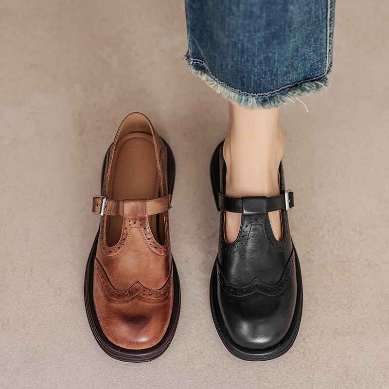 Faith | Leather Mary Jane Shoes