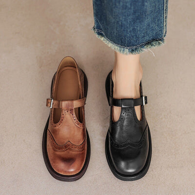 Faith | Leather Mary Jane Shoes
